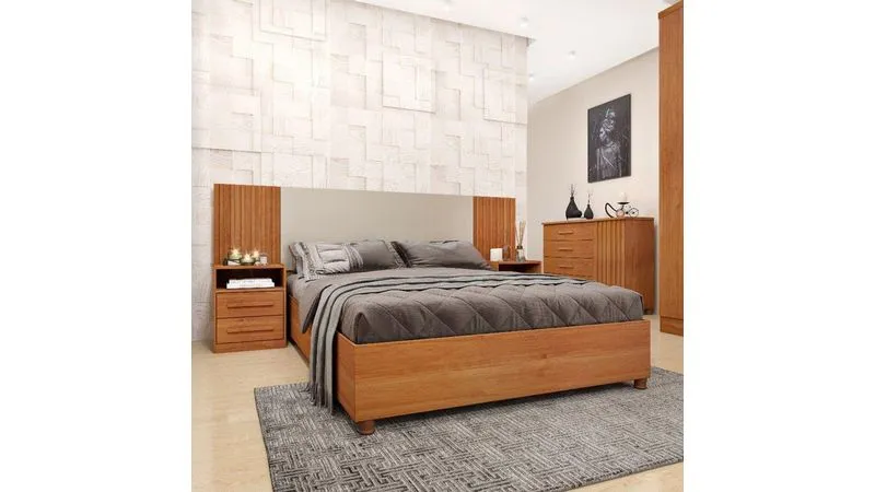 CABECEIRA BOX CASAL BARCELONA TCIL - CINAMOMO/OFF WHITE - Imagem 2